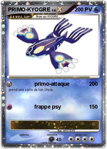 Pokemon PRIMO-KYOGRE