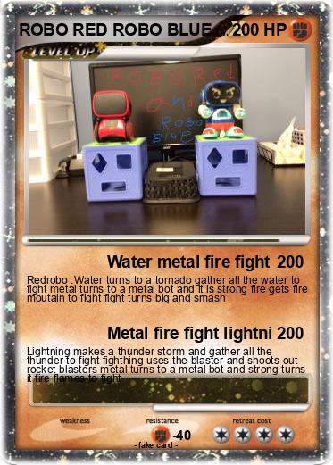 Pokemon ROBO RED ROBO BLUE