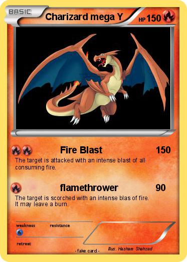 Pokemon Charizard mega Y