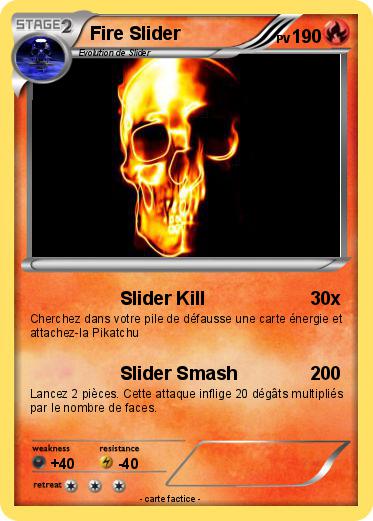 Pokemon Fire Slider