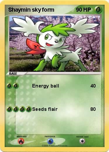 Pokemon Shaymin sky form