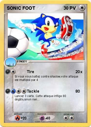 Pokemon SONIC FOOT