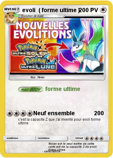 Pokemon evoli  ( forme ultime )