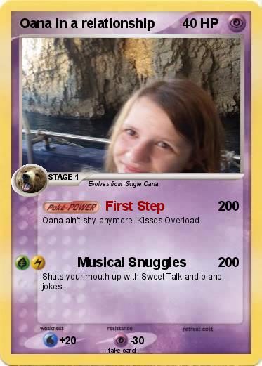Pokemon Oana in a relationship