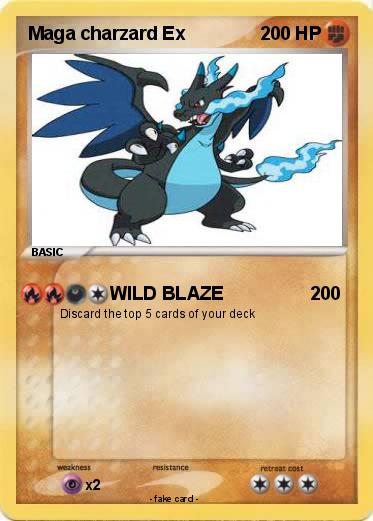 Pokemon Maga charzard Ex