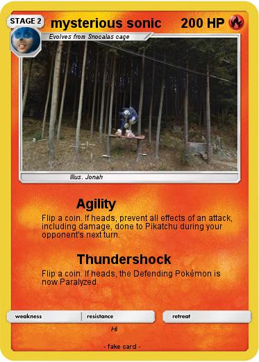 Pokemon mysterious sonic