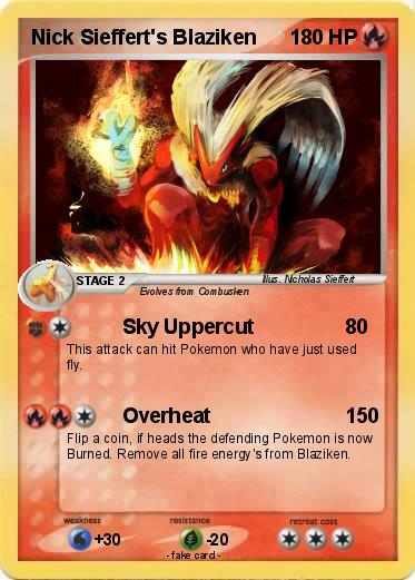 Pokemon Nick Sieffert's Blaziken