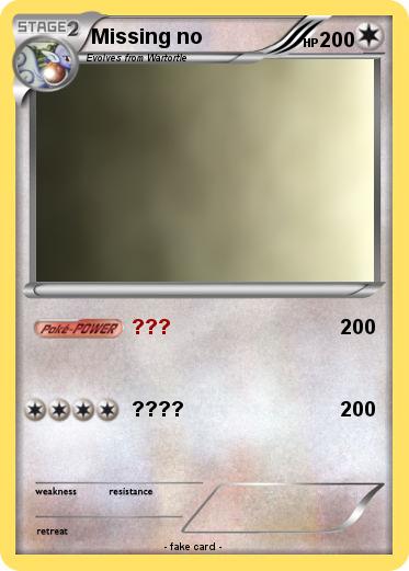 Pokemon Missing no