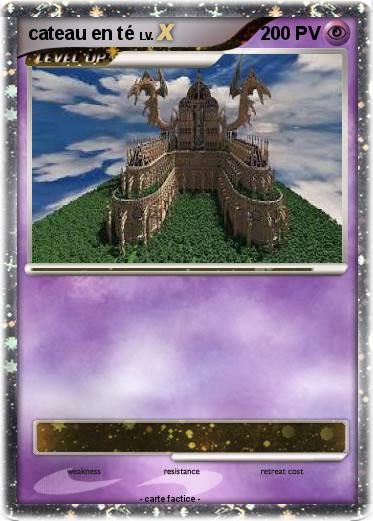 Pokemon cateau en té