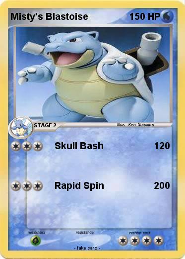 Pokemon Misty's Blastoise