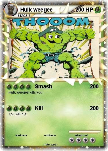 Pokemon Hulk weegee