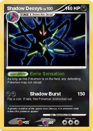 Pokemon Shadow Deoxys