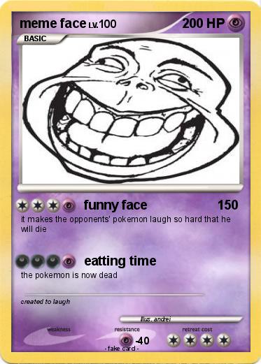 Pokemon meme face