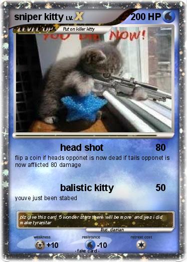 Pokemon sniper kitty