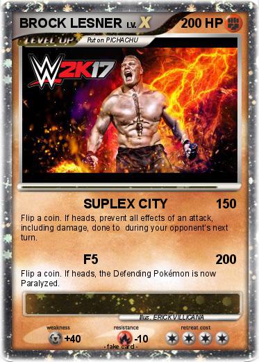 Pokemon BROCK LESNER