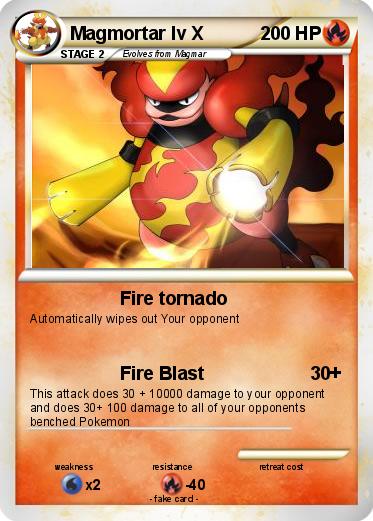 Pokemon Magmortar lv X