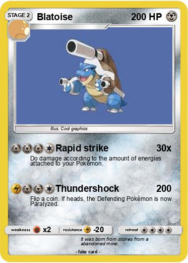 Pokemon Blatoise