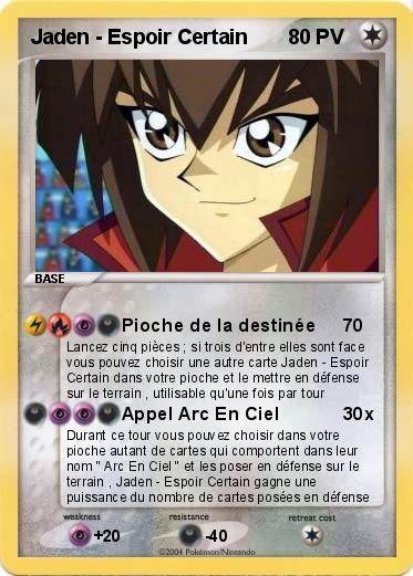 Pokemon Jaden - Espoir Certain