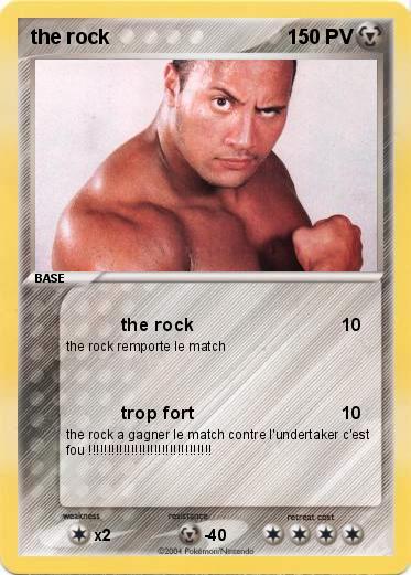 Pokemon the rock 