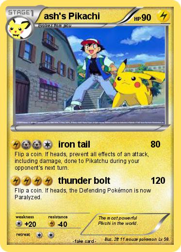 Pokemon ash's Pikachi
