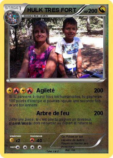 Pokemon HULK TRES FORT