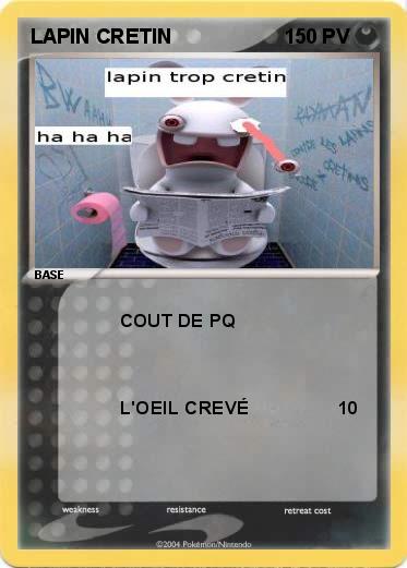 Pokemon LAPIN CRETIN
