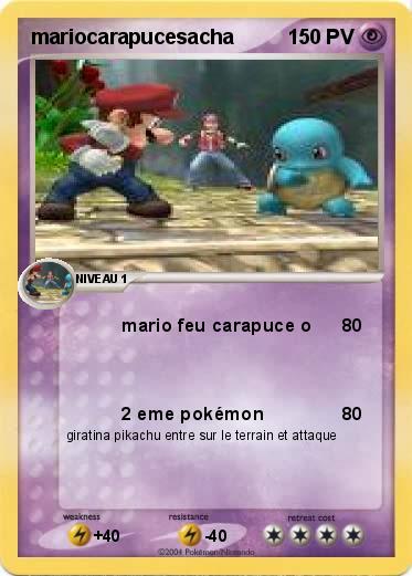 Pokemon mariocarapucesacha