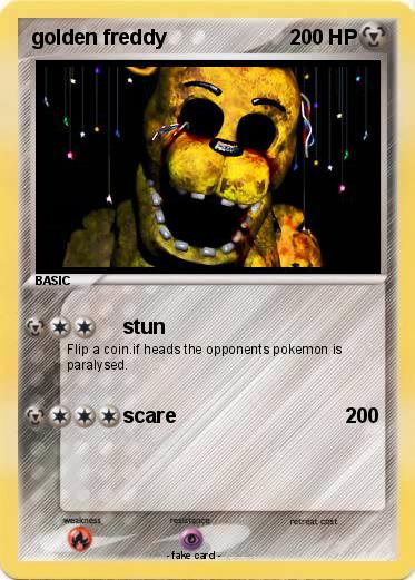 Pokemon golden freddy