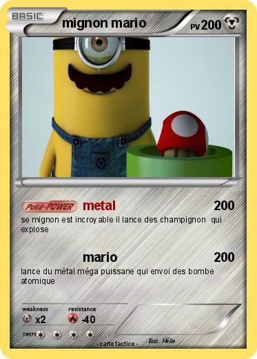 Pokemon mignon mario
