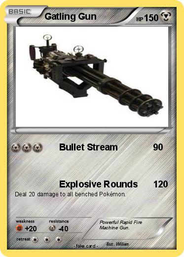 Pokemon Gatling Gun
