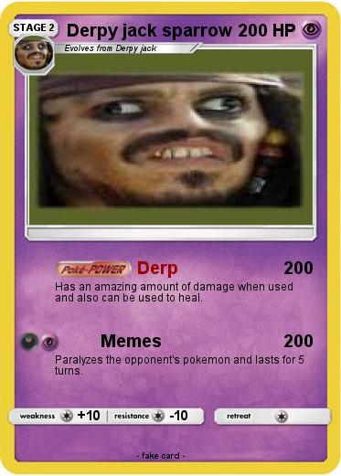 Pokemon Derpy jack sparrow