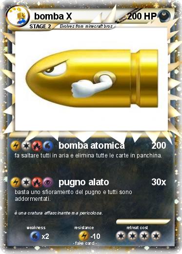 Pokemon bomba X