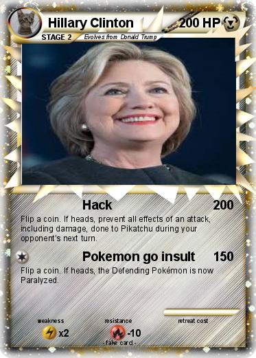 Pokemon Hillary Clinton