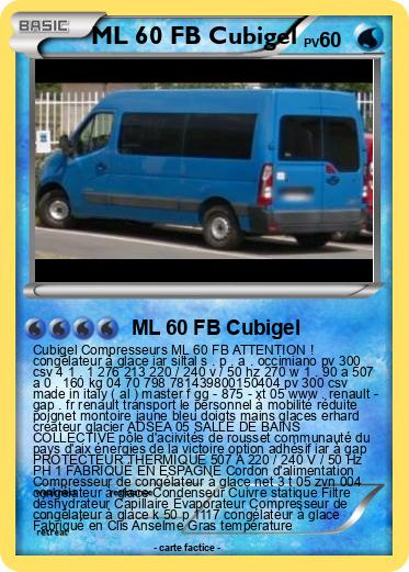 Pokemon ML 60 FB Cubigel