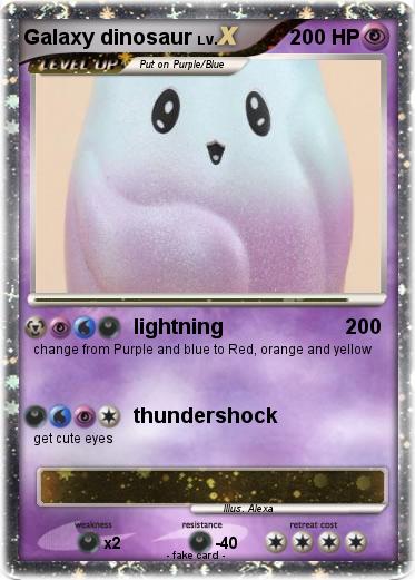 Pokemon Galaxy dinosaur