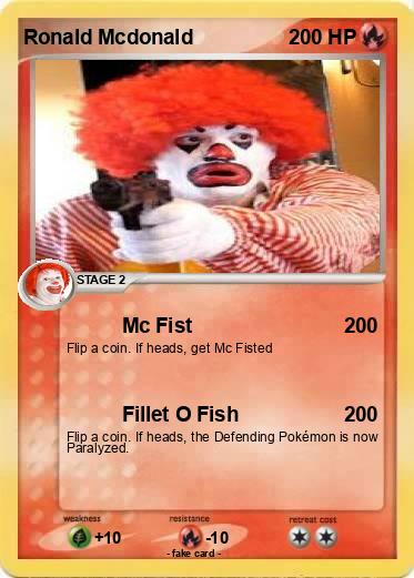 Pokemon Ronald Mcdonald