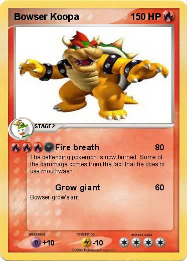 Pokemon Bowser Koopa