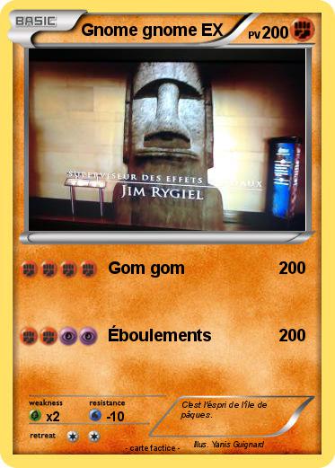 Pokemon Gnome gnome EX