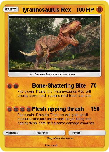 Pokemon Tyrannosaurus Rex