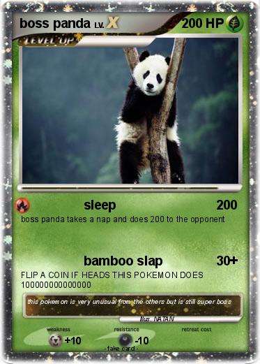 Pokemon boss panda