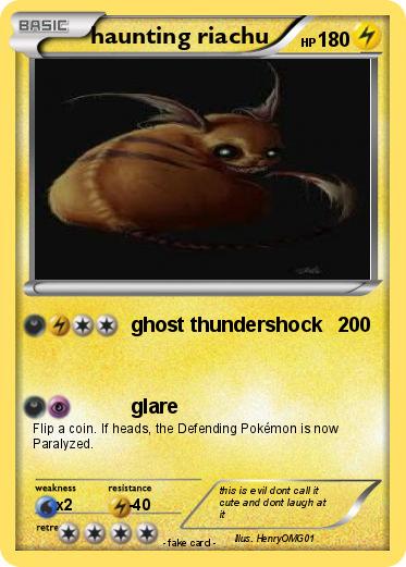 Pokemon haunting riachu