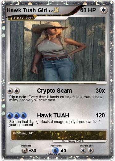 Pokemon Hawk Tuah Girl