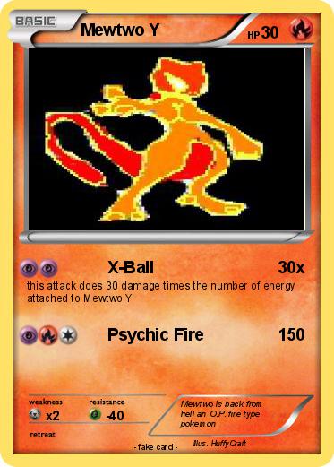 Pokemon Mewtwo Y