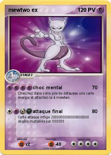 Pokemon mewtwo ex