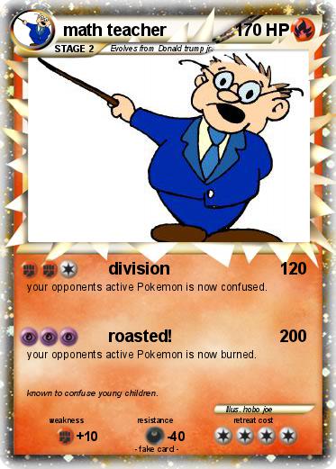 Pokemon math teacher