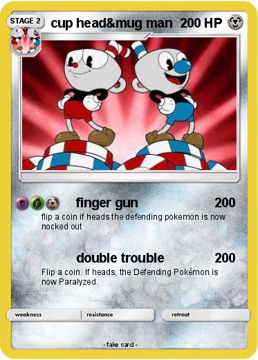 Pokemon cup head&mug man