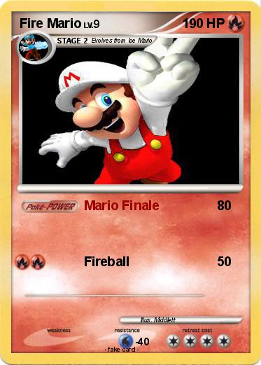 Pokemon Fire Mario