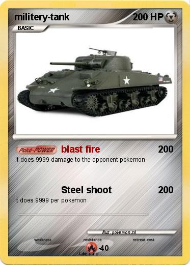 Pokemon militery-tank