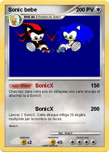 Pokemon Sonic bebe