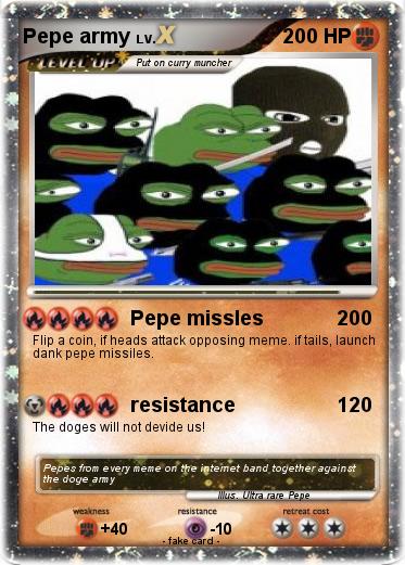 Pokemon Pepe army